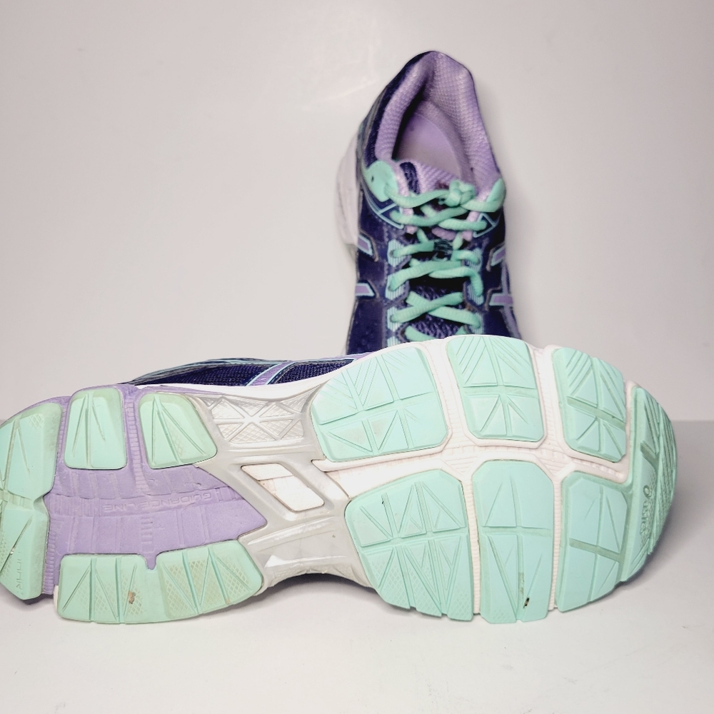 Womans Asics Gel Venture DuoMax Size 6.5 Indigo Purple Teel Walking/Running - Picture 10 of 10